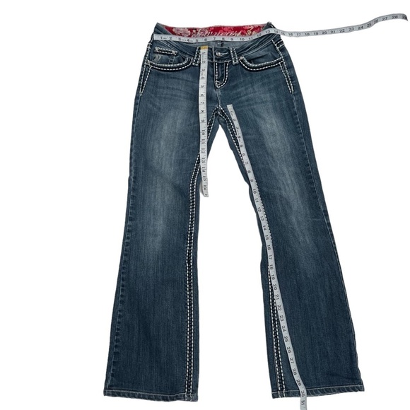 DownEast Embellished Pockets Boot Cut Jeans Size 27 Women’s - Picture 4 of 6